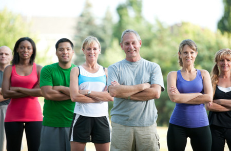 Photo of fitness professionals in different fields of specialties.