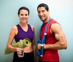 Photo of fitness professionals with attractive training rates and charges.